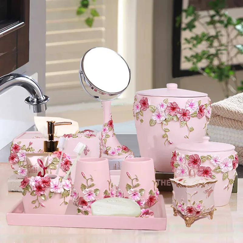 Wedding Bathroom Supply Kit - Pięcioczęściowy zestaw łazienkowy europejski, akcesoria do