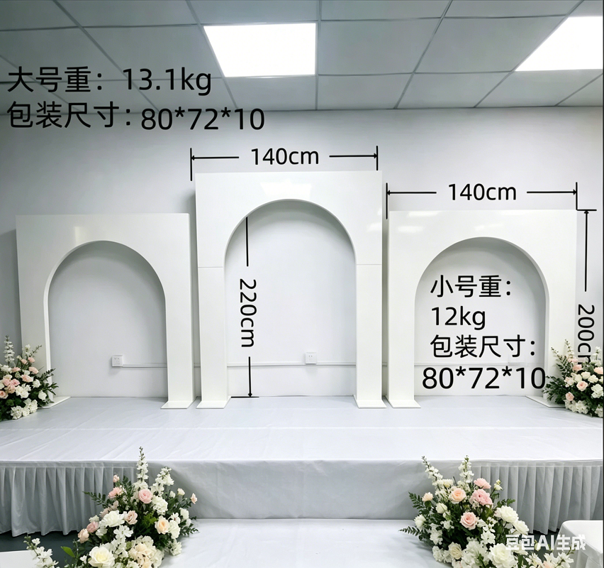 Wedding Decor Supply Store - 3 szt. Nowe dekoracje na wesele,