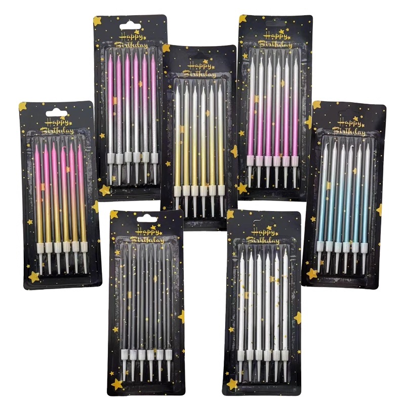 Wedding Decoration Supply - Świeczki urodzinowe w pudełku 30/50, gradient