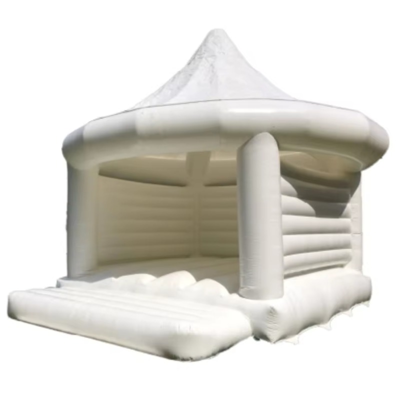 Wedding Event Supply - Nadmuchiwany biały dom skaczący na wesele,