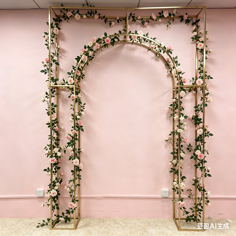 Wedding Decor Supply Store - 1/3 szt. Złote Geometryczne Dekoracje Ślubne,