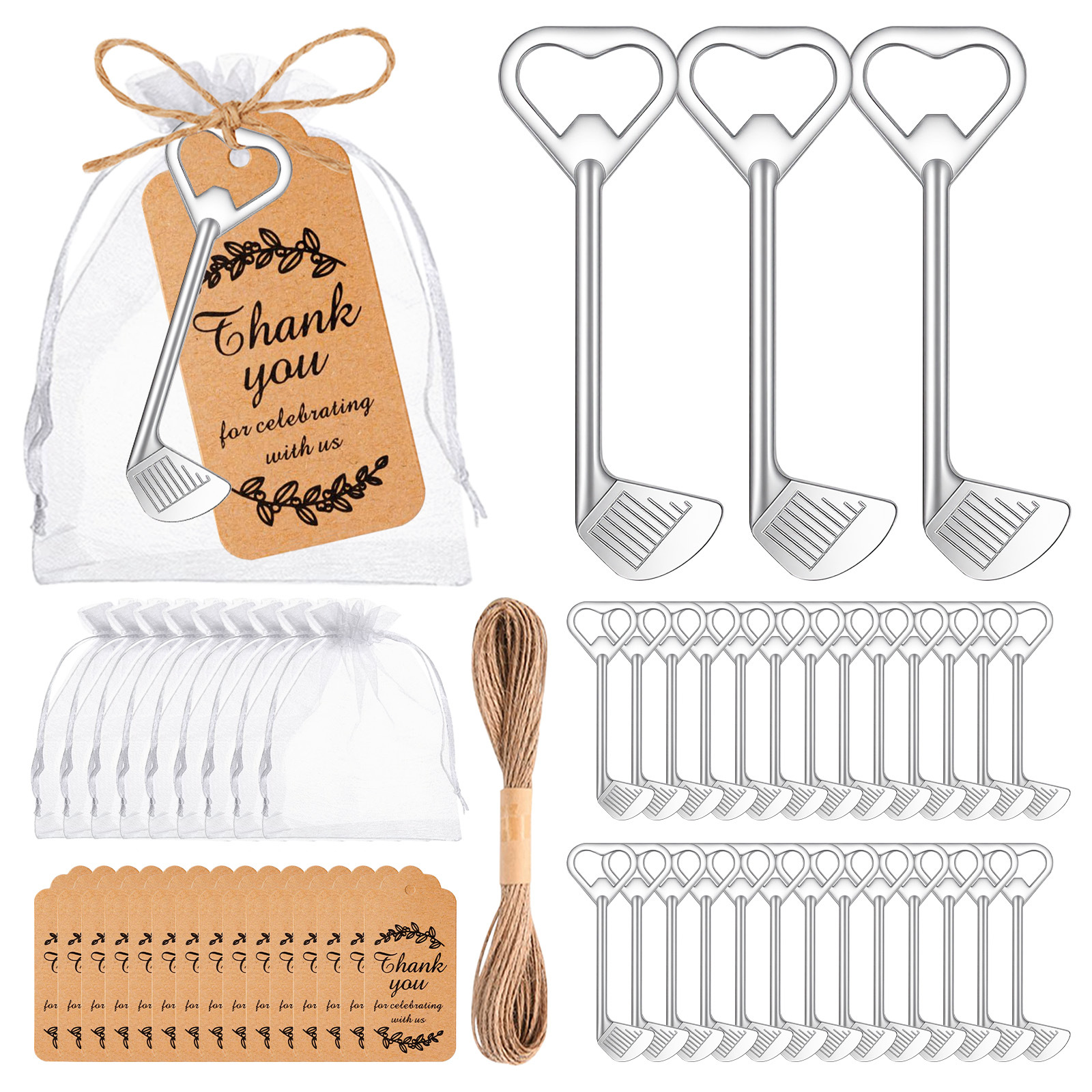 Wedding Supply Business - 100 sztuk/partia Kreatywny, popularny otwieracz do