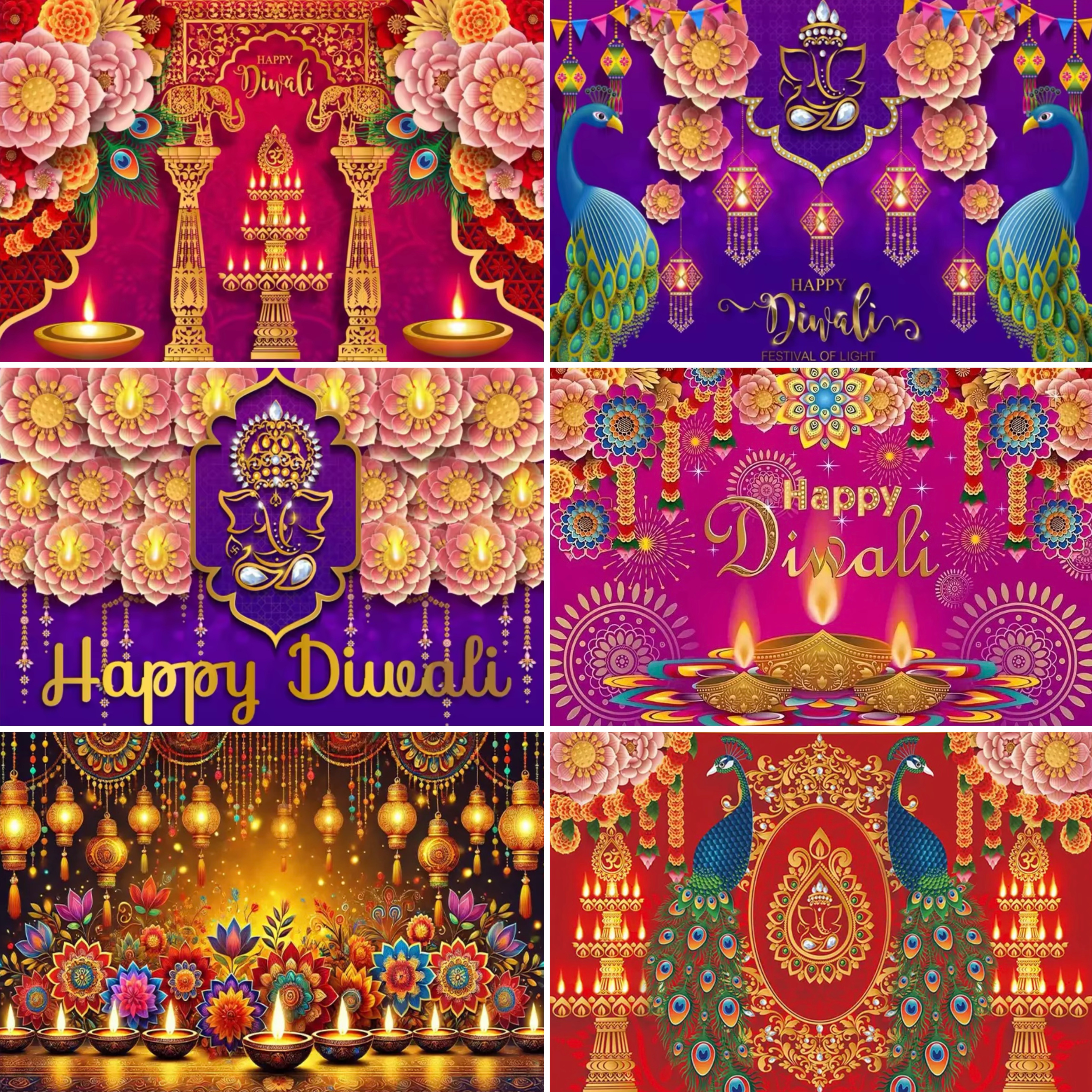 Indian Wedding Decor Supply - Tło Dekoracyjne na Imprezę w Stylu