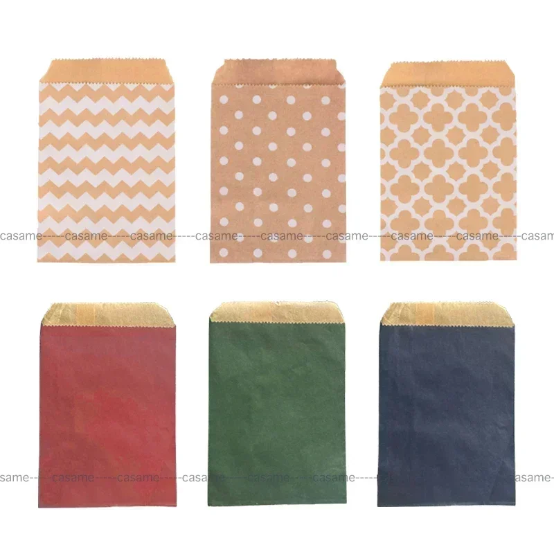 Wedding Supply Business - 50 sztuk, 15x10cm Wave Dot Kraft