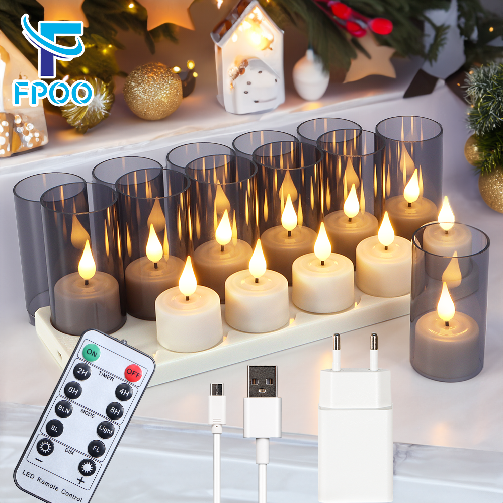 Unity Candle Set - Świeczki LED Bez Płomienia, Akumulatorowe, Z