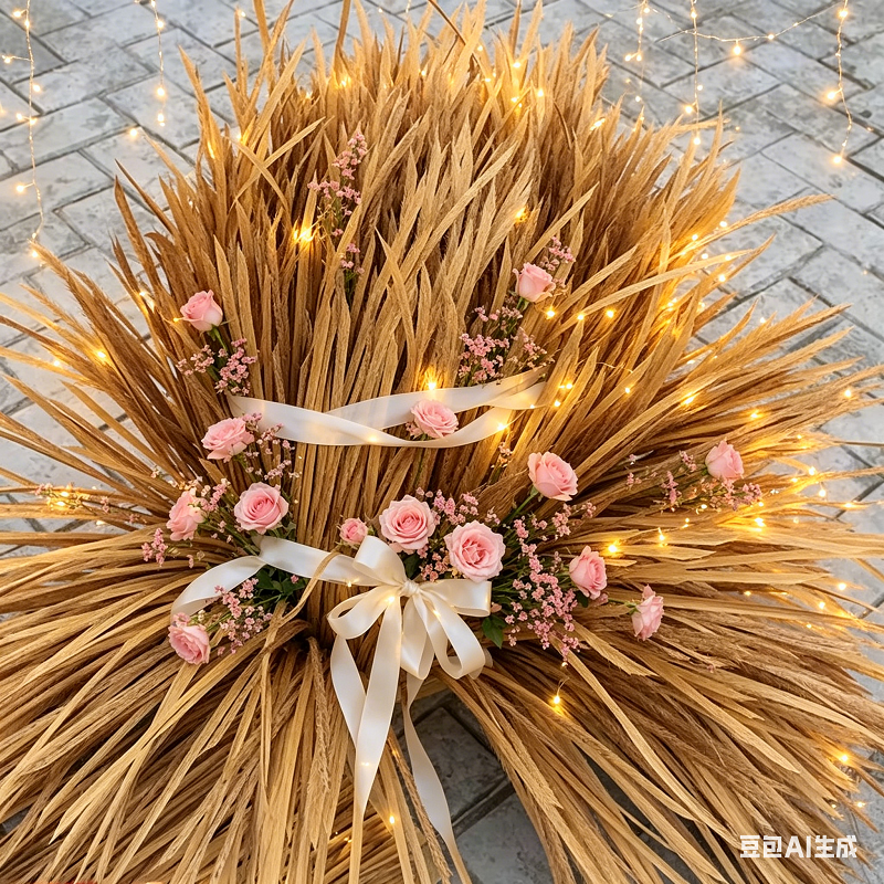 Wedding Decor Supply Store - 10m plastikowa imitacja strzechy z tworzywa