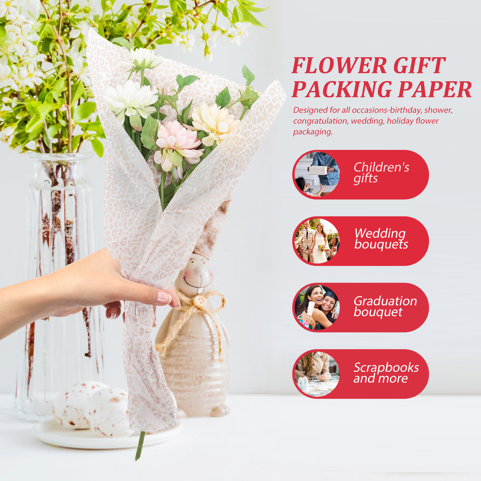 Papier do pakowania kwiatów DI – Wedding Decoration Supply recenzja i cena