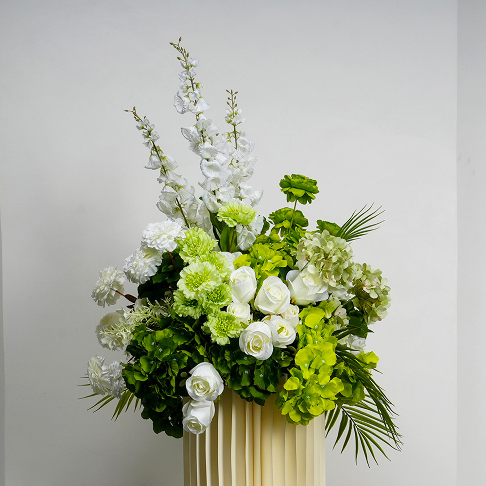 Luksusowe biało-zielone aranża – Wedding Event Supply recenzja i cena
