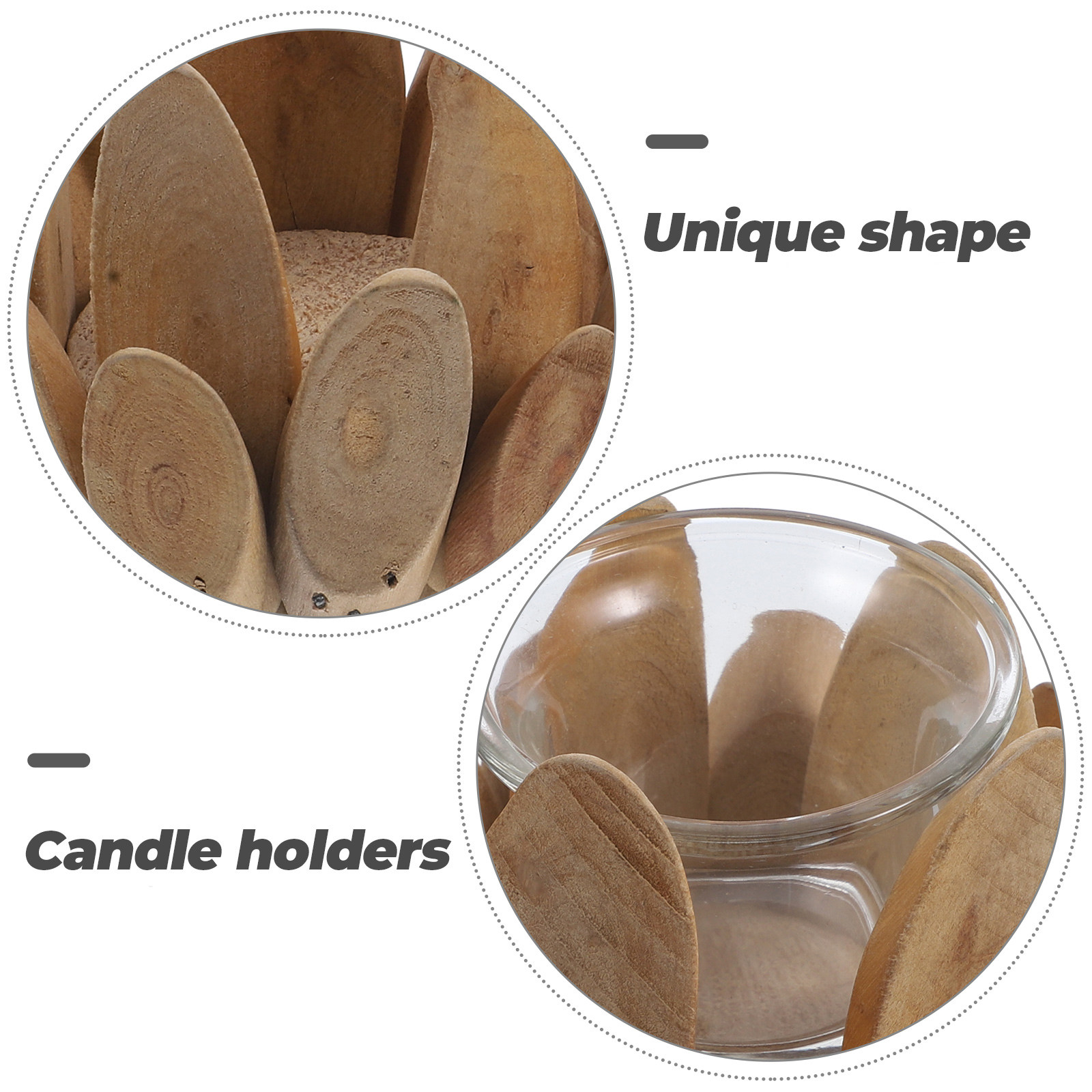 Drewniany świecznik lotosowy w – Wedding Decoration Supply recenzja i cena