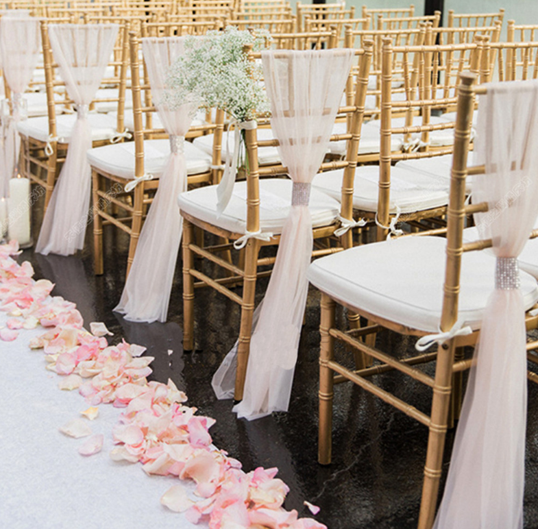 10 szt. Pokrowiec na krzesło w – Chair Sash Organza recenzja i cena