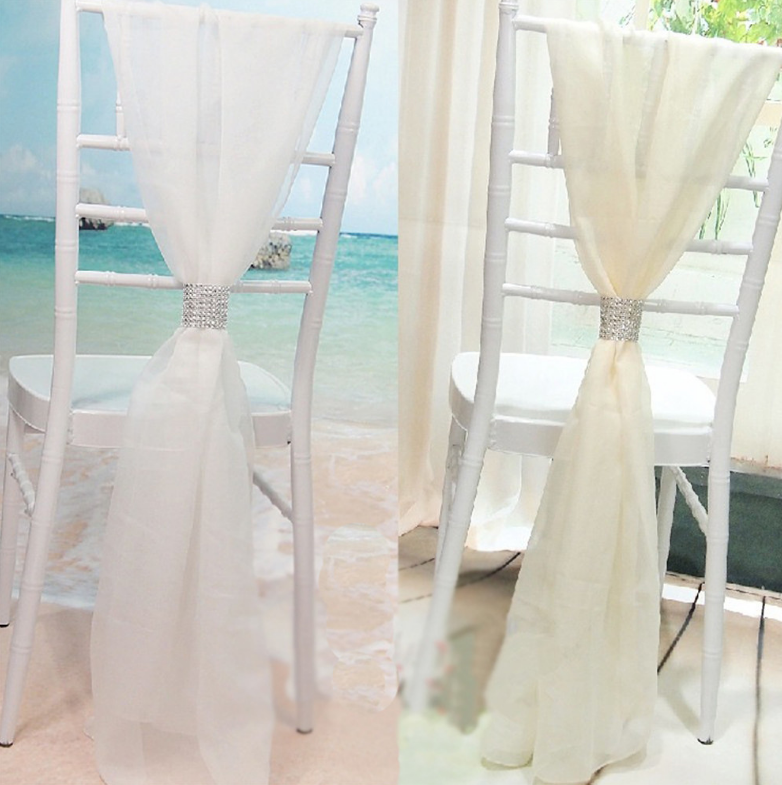 10 szt. Pokrowiec na krzesło w – Chair Sash Organza recenzja i cena