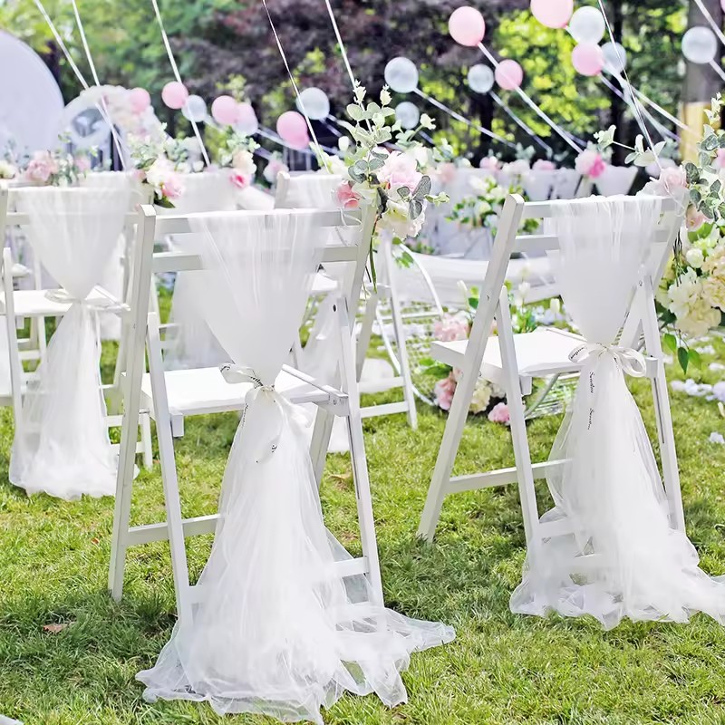 Rolka tiulu 10m do dekoracji ś – Chair Sash Organza recenzja i cena