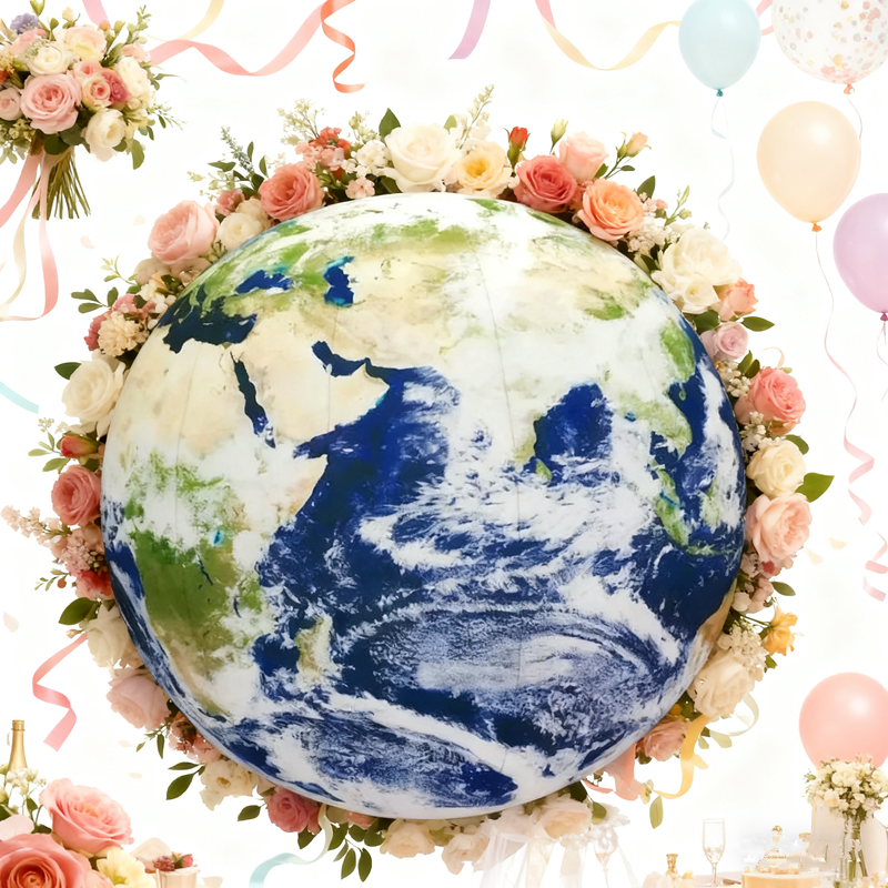 Balon PVC Ziemia z oświetlenie – Wedding Decor Supply Store recenzja i cena