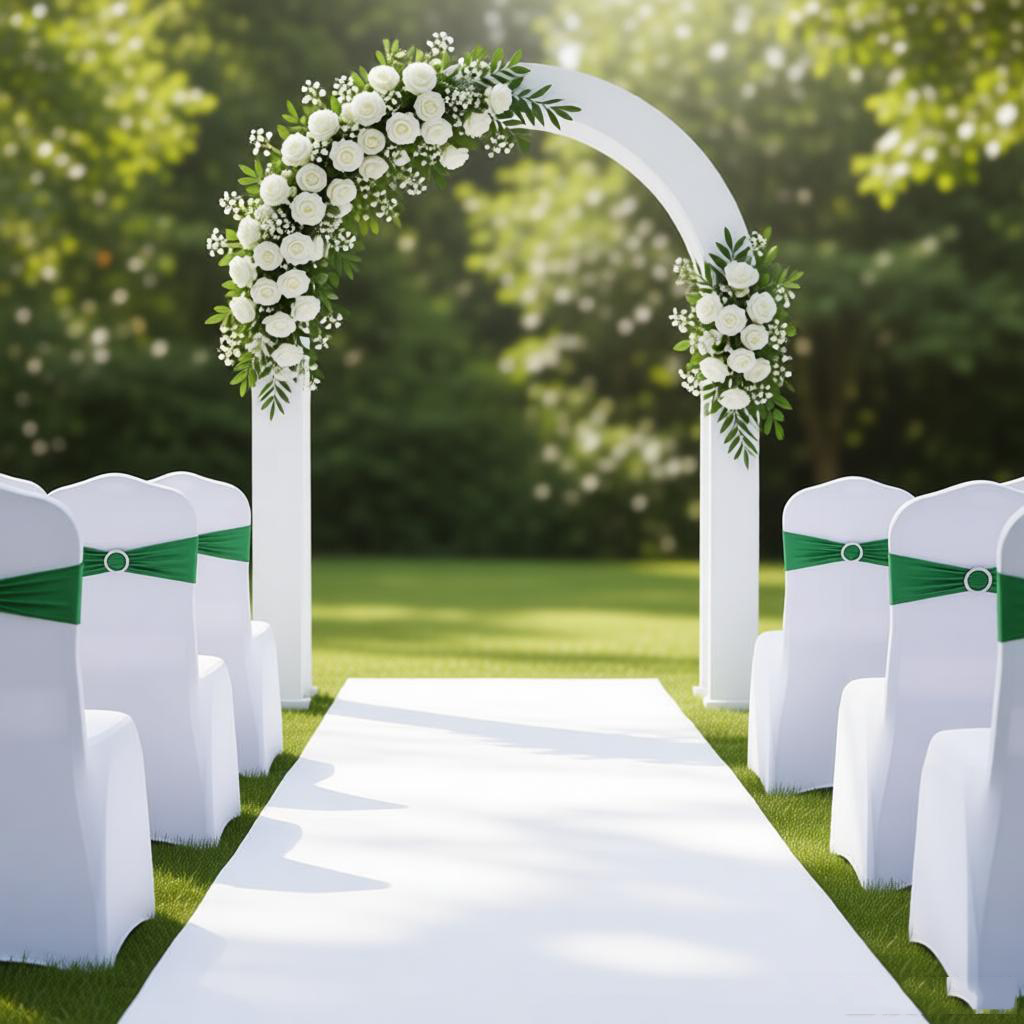 10 szt. Okrągłe elastyczne ozd – Chair Sash Organza recenzja i cena