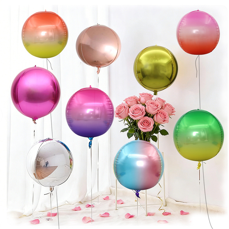 5 szt. balonów metalicznych 4D – Wedding Decor Supply Store recenzja i cena