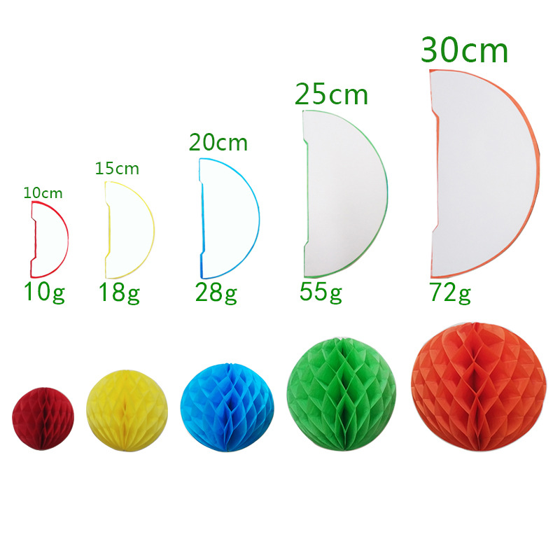 1szt10/15/20/25/30cm Papier de – Wedding Event Supply recenzja i cena
