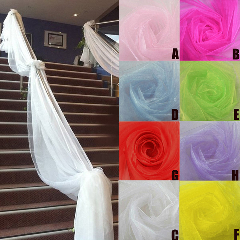Dekoracje ślubne tiulowa rolka – Chair Sash Organza recenzja i cena