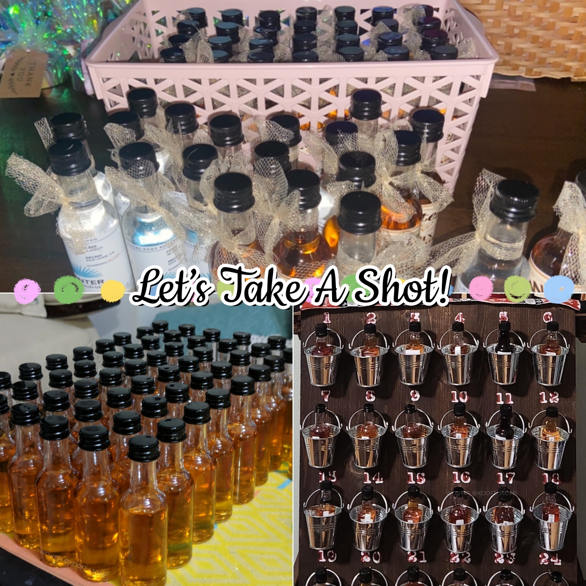 50-100 szt. Mini butelki na al – Wedding Alcohol Supply recenzja i cena