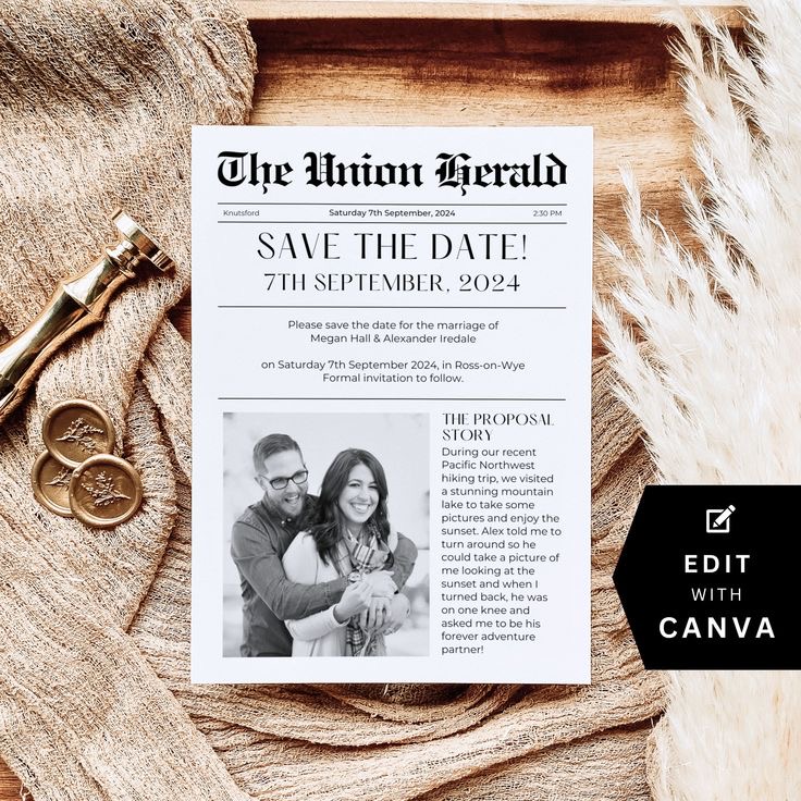 Niestandardowe Save The Date z – Wedding Supply Business recenzja i cena