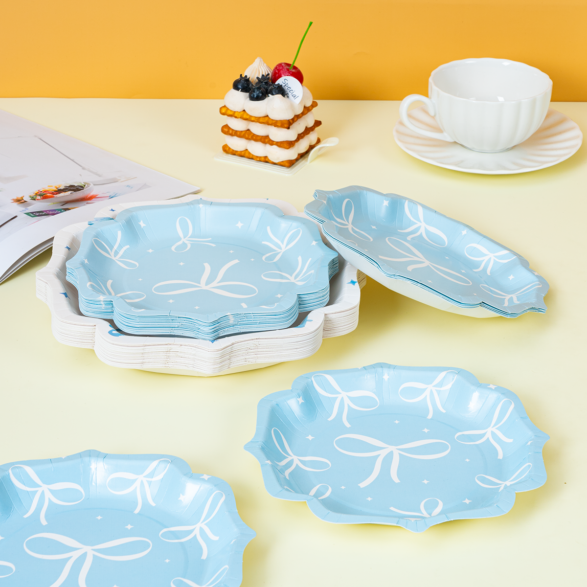Zestaw jednorazowych talerzy n – Wedding Decoration Supply recenzja i cena