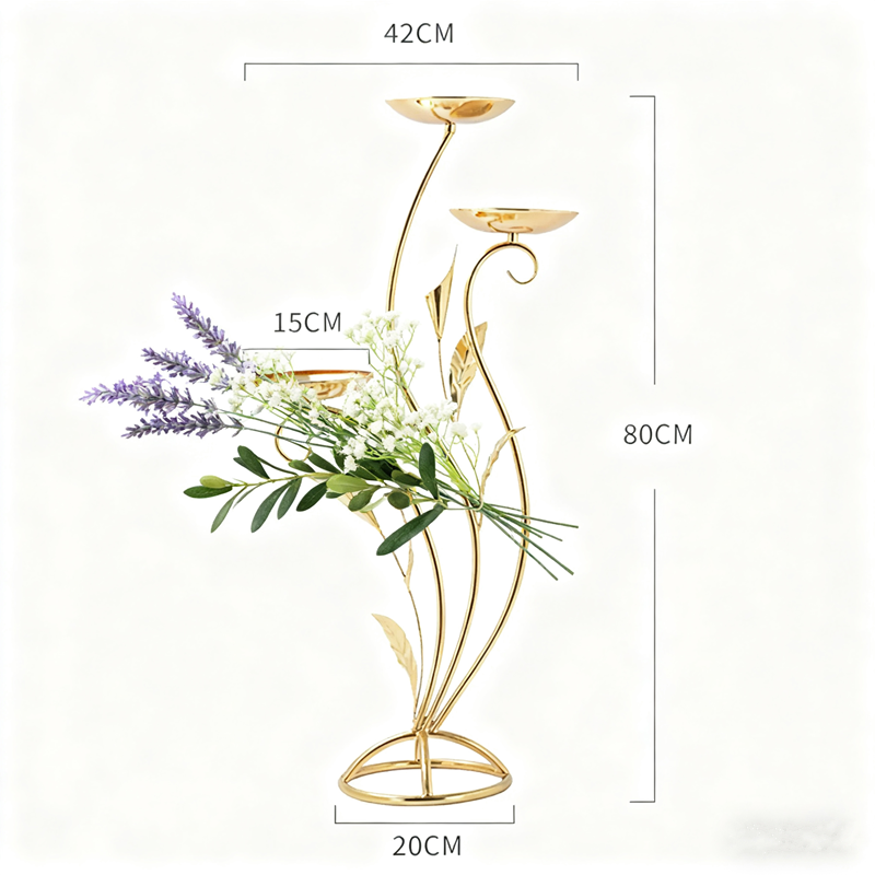 Złoty stojak na kwiaty do skle – Wedding Decor Supply Store recenzja i cena