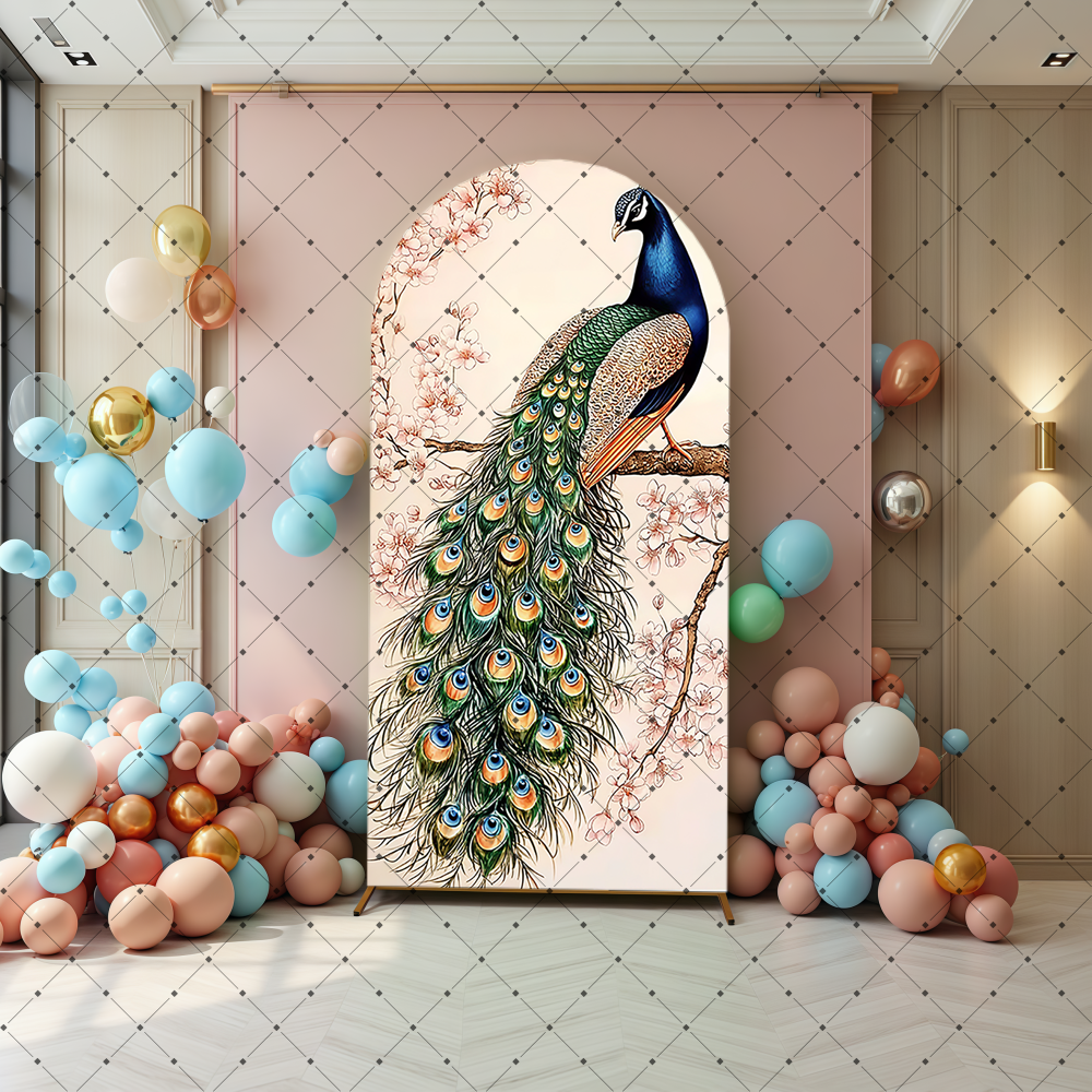 Indyjski łuk pawie w kolorach  – Indian Wedding Decor Supply recenzja i cena