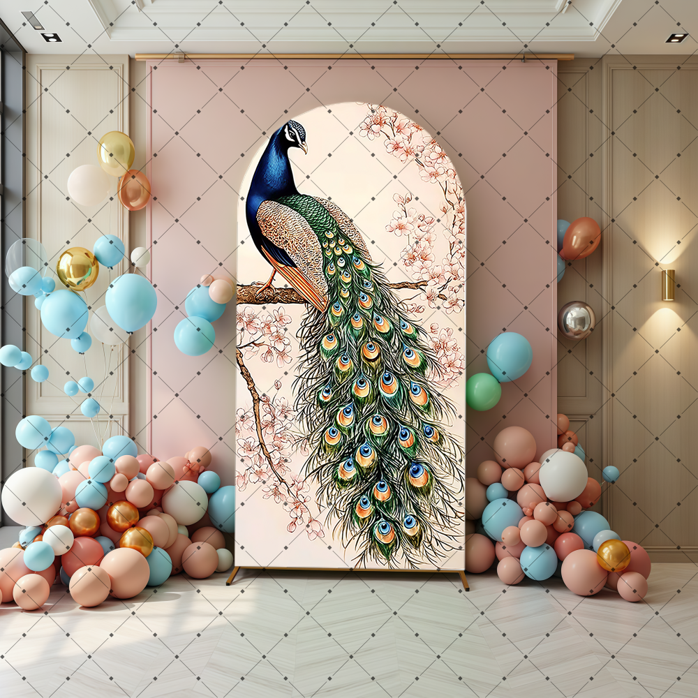Indyjski łuk pawie w kolorach  – Indian Wedding Decor Supply recenzja i cena