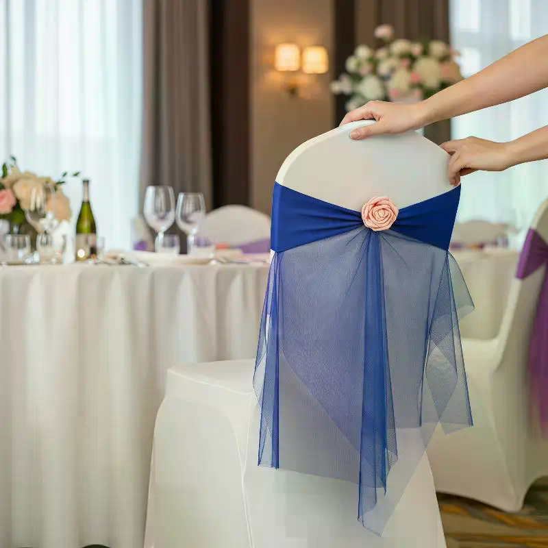 Organzowe szarfy na krzesła, k – Chair Sash Organza recenzja i cena