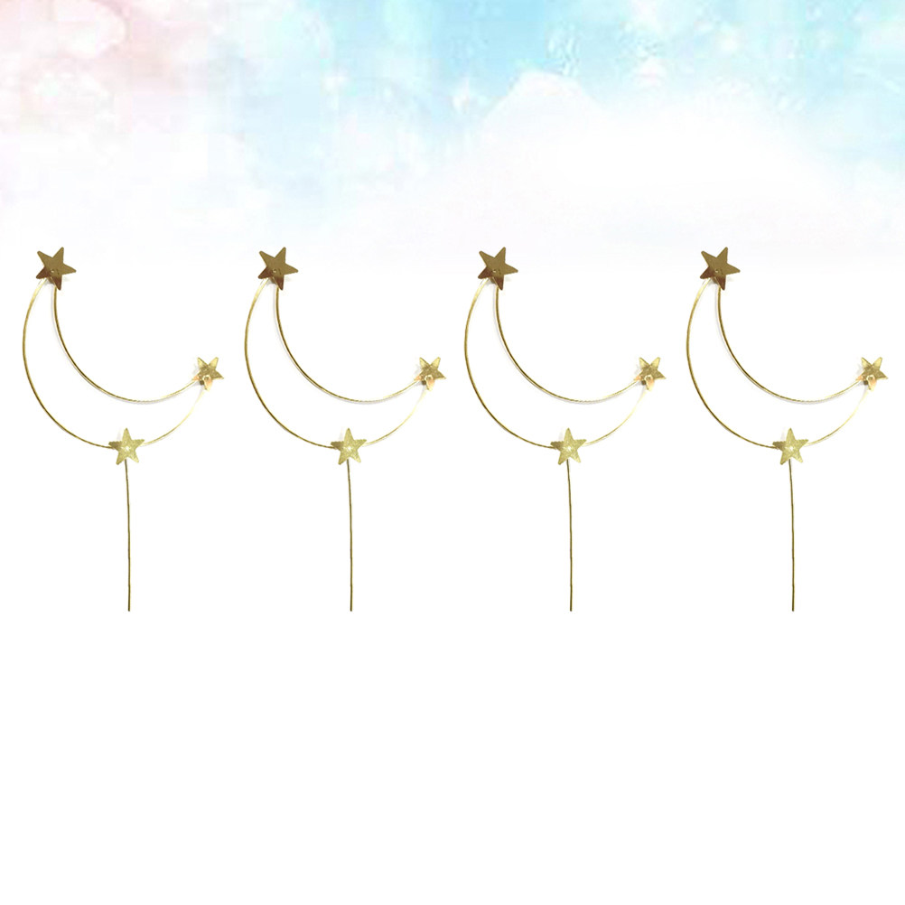 4 szt. ozdób na tort w kształc – Wedding Decoration Supply recenzja i cena