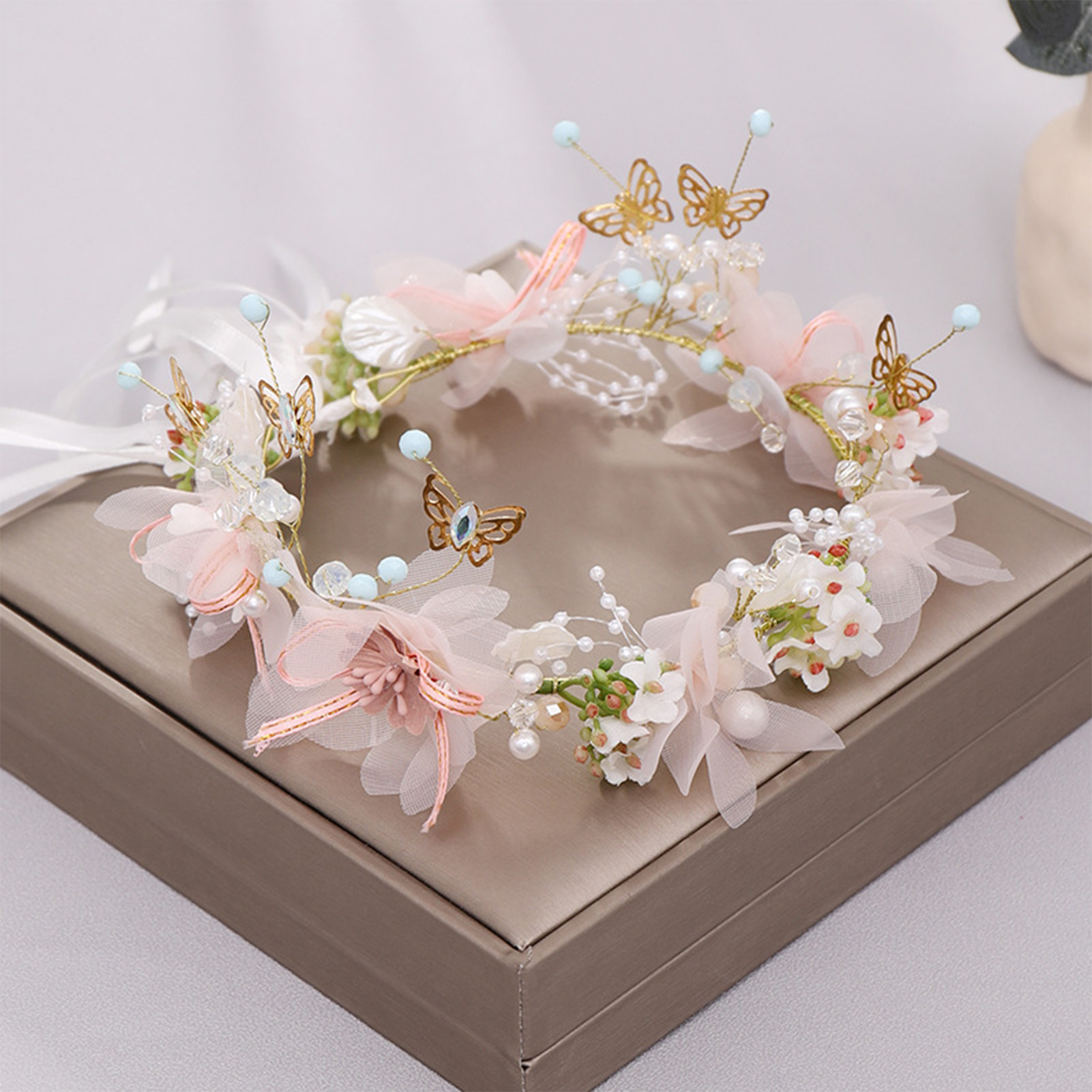 Opaska do włosów z kwiatami dl – Wedding Supply List recenzja i cena