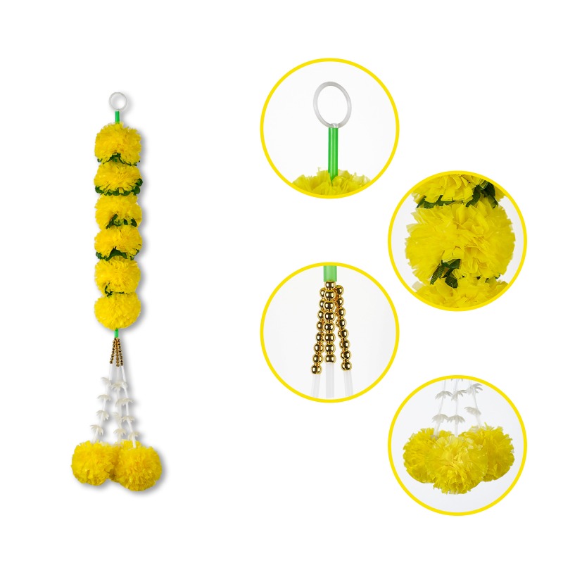 Lampki sznurkowe z kwiatami na – Indian Wedding Decor Supply recenzja i cena