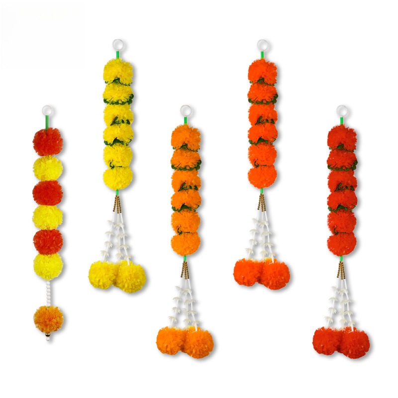 Lampki sznurkowe z kwiatami na – Indian Wedding Decor Supply recenzja i cena