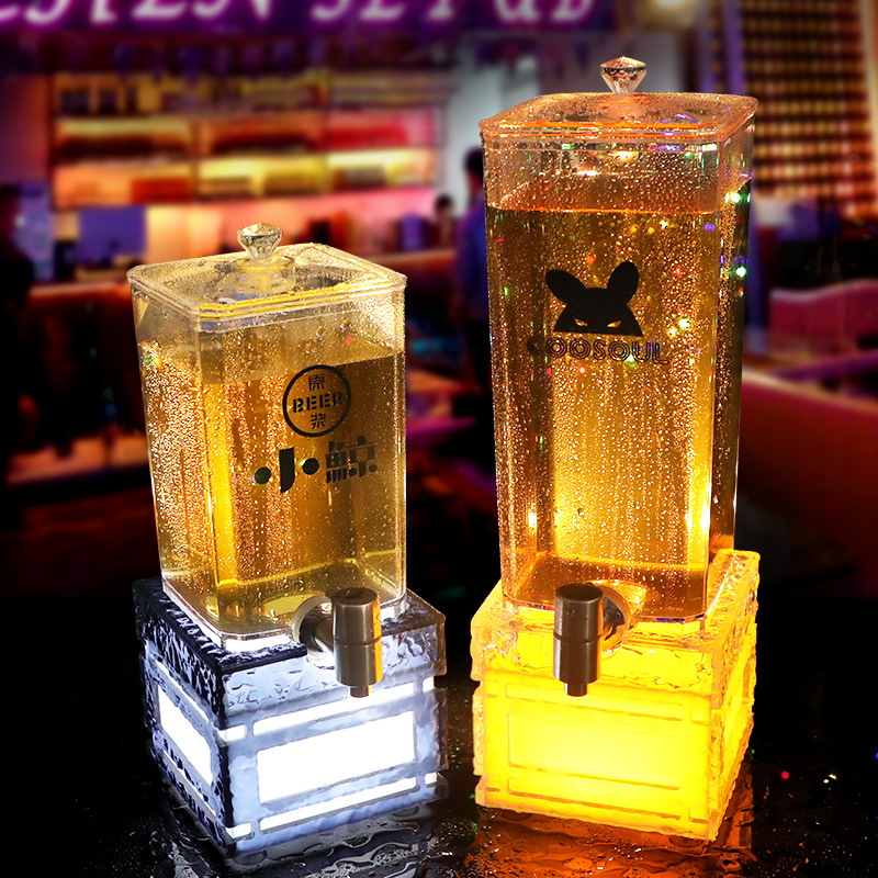 Świecący dozownik do piwa LED  – Wedding Alcohol Supply recenzja i cena