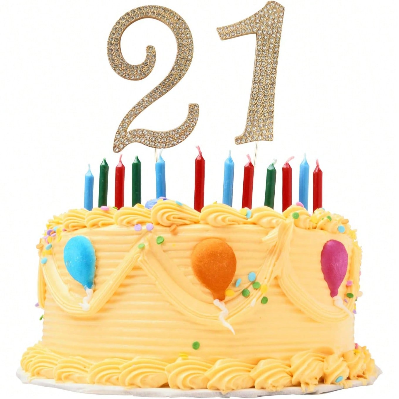 Duży złoty topper na tort z cy – Unity Candle Set recenzja i cena
