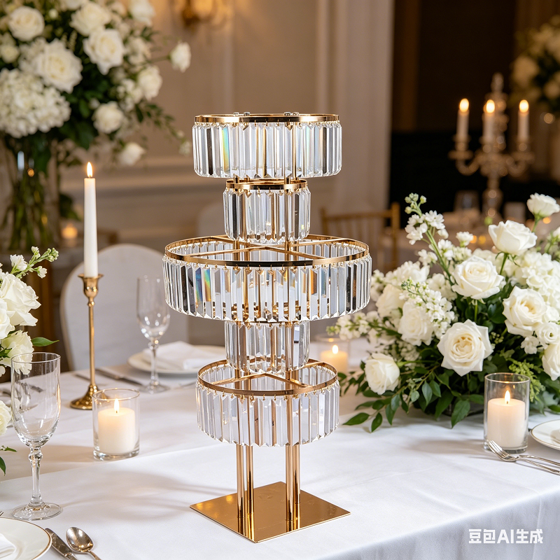 4 szt. Kryształowe stojaki na  – Wedding Decor Supply Store recenzja i cena