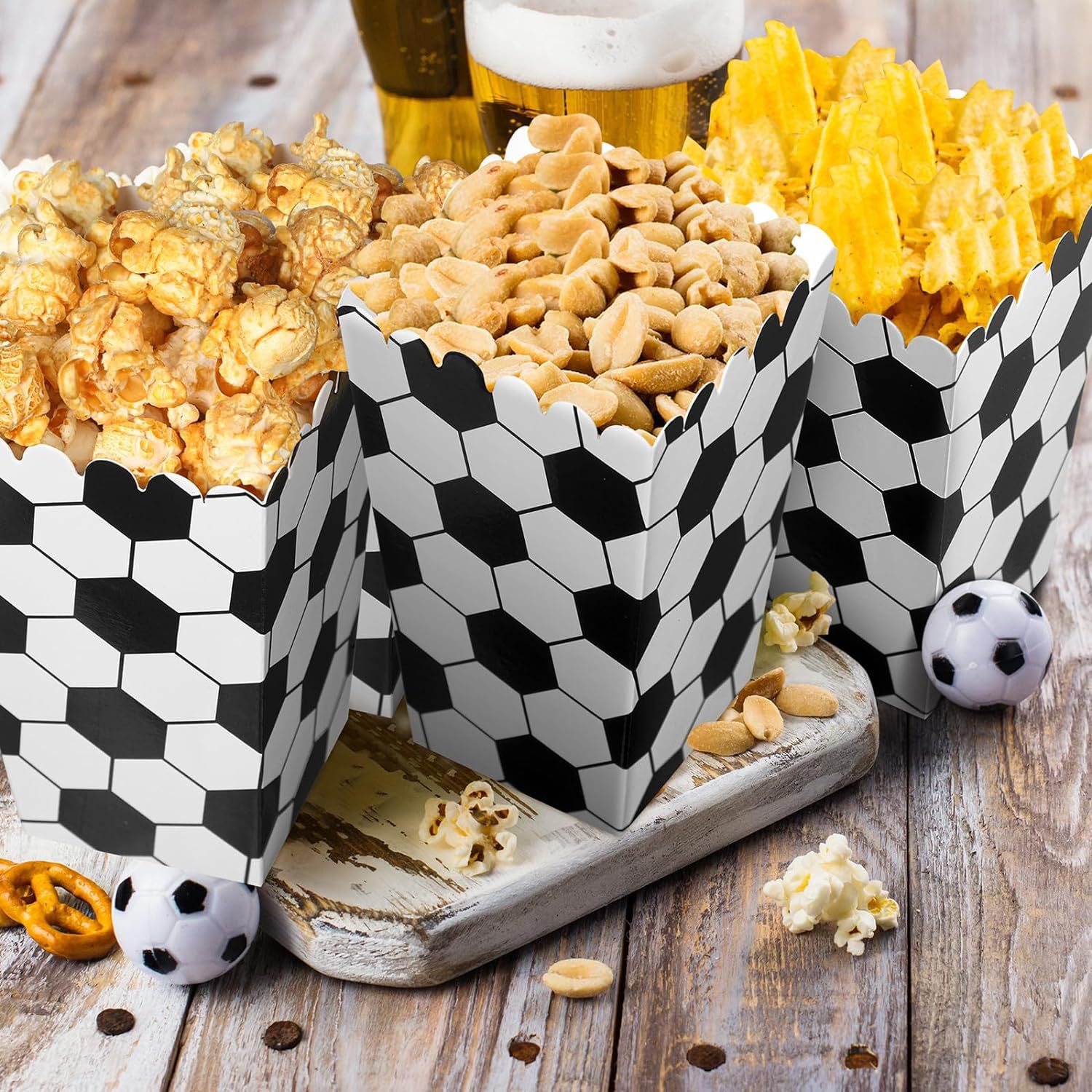 6/18Pcs Pudełka na popcorn do  – Wedding Event Supply recenzja i cena