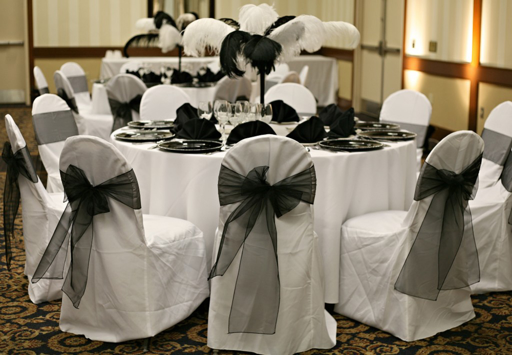 Nowe krzesło łuki 50 sztuk/par – Chair Sash Organza recenzja i cena