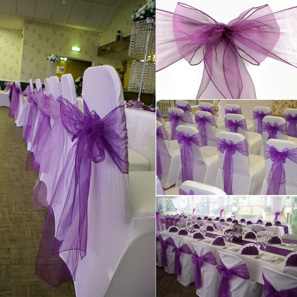 1 szt. Organzowe Szarfy na Krz – Chair Sash Organza recenzja i cena